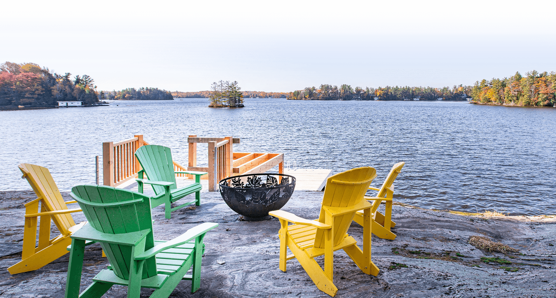 Chairs and Fire Pit